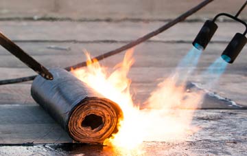 Poplar asphalt flat roofing repairs